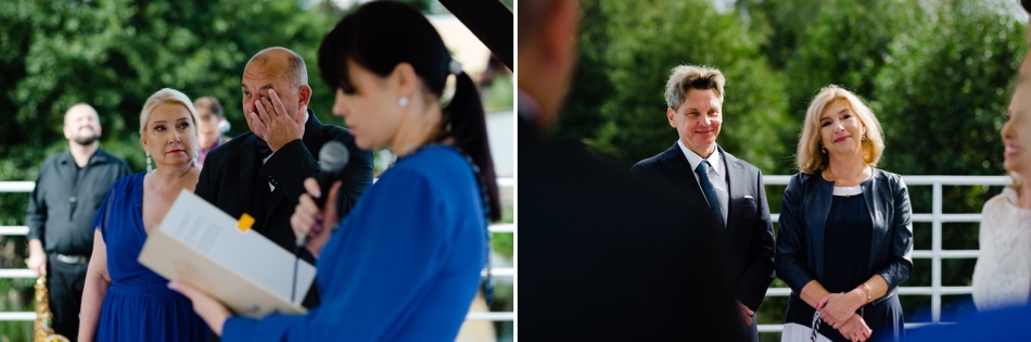 Ślub w plenerze nad jeziorem na Kaszubach